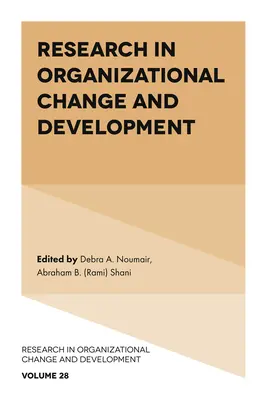 Recherche sur le changement organisationnel et le développement - Research in Organizational Change and Development