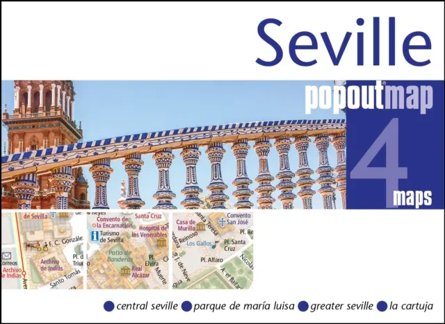 Carte à découper de Séville - Seville Popout Map