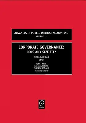 Gouvernance d'entreprise : La gouvernance d'entreprise : une taille unique&nbsp;? - Corporate Governance: Does Any Size Fit?