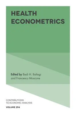 Économétrie de la santé - Health Econometrics