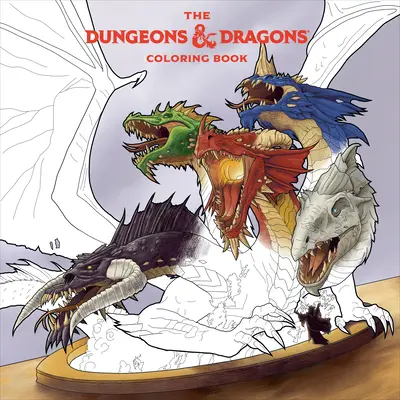 Le livre de coloriage de Donjons et Dragons : 80 dessins au trait aventureux - The Dungeons & Dragons Coloring Book: 80 Adventurous Line Drawings