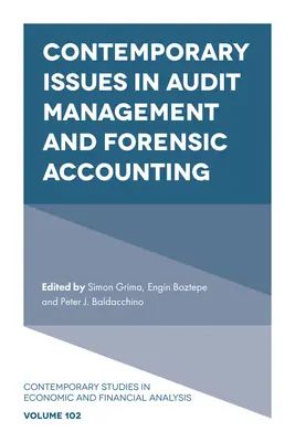 Questions contemporaines relatives à la gestion de l'audit et à la juricomptabilité - Contemporary Issues in Audit Management and Forensic Accounting