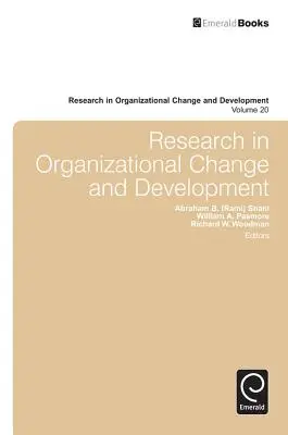 Recherche sur le changement organisationnel et le développement - Research in Organizational Change and Development