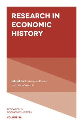 Recherche en histoire économique - Research in Economic History