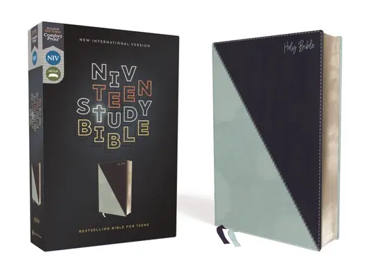 Niv, Bible d'étude pour adolescents, reliée, sarcelle, impression confortable - Niv, Teen Study Bible, Leathersoft, Teal, Comfort Print