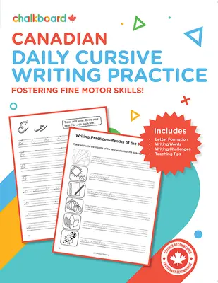 Pratique quotidienne de l'écriture cursive canadienne 2e-4e année - Canadian Daily Cursive Writing Practice Grades 2-4