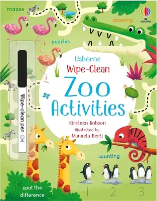 Activités pour le zoo - Wipe-Clean Zoo Activities