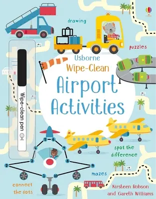 Activités pour l'aéroport - Wipe-Clean Airport Activities