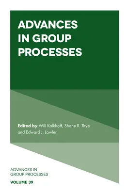 Progrès dans les processus de groupe - Advances in Group Processes