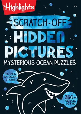 Casse-tête à gratter avec images cachées sur l'océan mystérieux - Scratch-Off Hidden Pictures Mysterious Ocean Puzzles