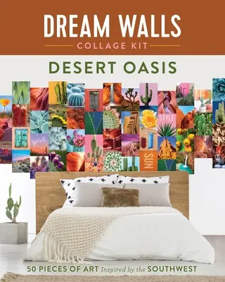 Kit de collage Dream Walls : Desert Style - 50 pièces d'art inspirées par le Sud-Ouest - Dream Walls Collage Kit: Desert Style - 50 Pieces of Art Inspired by the Southwest