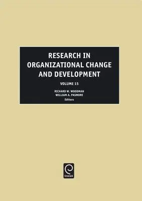 Recherche sur le changement organisationnel et le développement - Research in Organizational Change and Development
