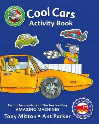 Livre d'activités sur les voitures géniales - Amazing Machines Cool Cars Activity Book