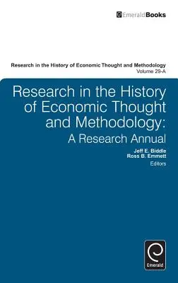 Recherches sur l'histoire de la pensée économique et de la méthodologie : A Research Annual - Research in the History of Economic Thought and Methodology: A Research Annual