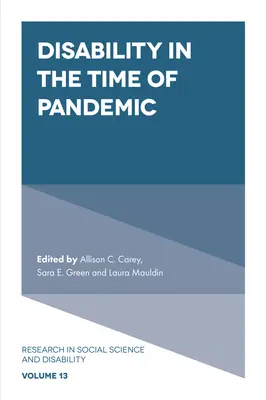 Le handicap à l'heure de la pandémie - Disability in the Time of Pandemic