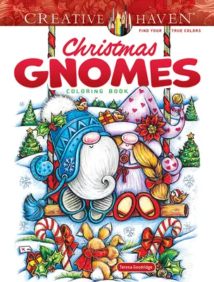 Livre à colorier Creative Haven Christmas Gnomes - Creative Haven Christmas Gnomes Coloring Book