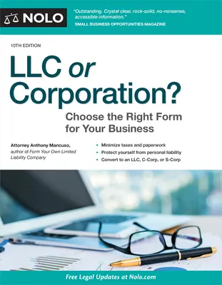 LLC ou Corporation ? Choisir la bonne forme pour votre entreprise - LLC or Corporation?: Choose the Right Form for Your Business