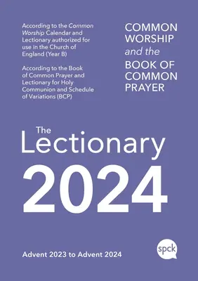 Lectionnaire du culte commun 2024 - Common Worship Lectionary 2024