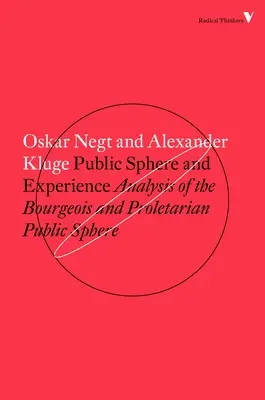 Sphère publique et expérience : Analyse de l'espace public bourgeois et prolétarien - Public Sphere and Experience: Analysis of the Bourgeois and Proletarian Public Sphere