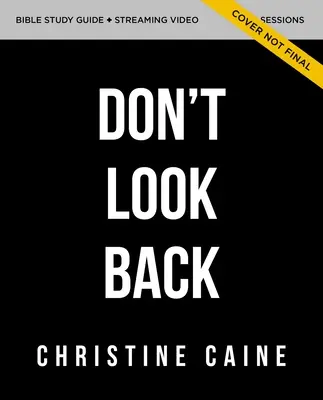 Guide d'étude Don't Look Back avec DVD - Don't Look Back Study Guide with DVD