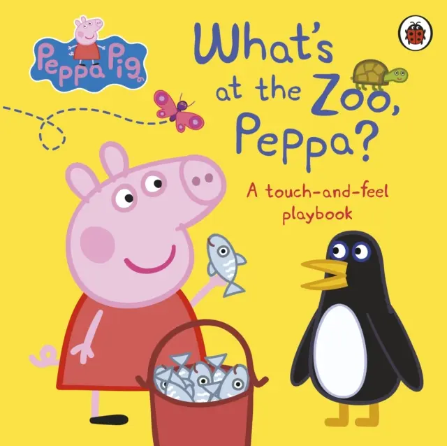 Peppa Pig : Qu'y a-t-il au zoo, Peppa ? - Un livre de jeux à toucher et à sentir - Peppa Pig: What's At The Zoo, Peppa? - A Touch-and-Feel Playbook