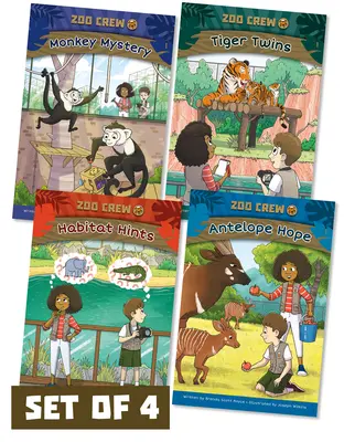 L'équipe du zoo (lot de 4) - Zoo Crew (Set of 4)