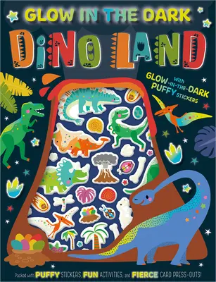 Livre d'activités Dino Land qui brille dans l'obscurité - Glow in the Dark Dino Land Activity Book