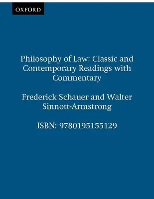 Philosophie du droit : Lectures classiques et contemporaines commentées - Philosophy of Law: Classic and Contemporary Readings with Commentary
