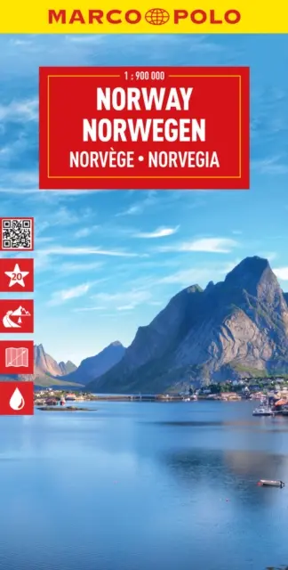 Norvège (carte Marco Polo) - Norway Marco Polo Map