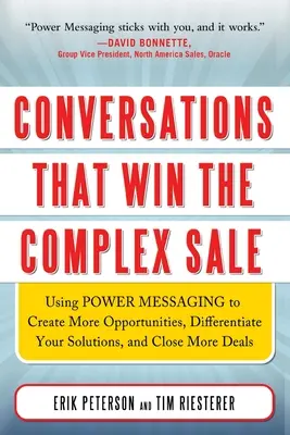 Les conversations qui gagnent la vente complexe (Pb) - Conversations That Win the Complex Sale (Pb)