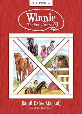 Winnie la petite enfance 4-Pack : Cheval plus doux à l'entraînement / Le meilleur ami du cheval / Chanceux pour Winnie / Cheval en mal de vivre - Winnie the Early Years 4-Pack: Horse Gentler in Training / A Horse's Best Friend / Lucky for Winnie / Homesick Horse