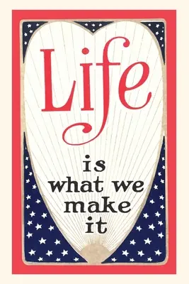 Journal d'époque La vie est ce que nous en faisons - Vintage Journal Life is What We Make It