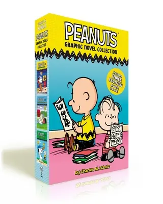 Collection de romans graphiques des Peanuts (coffret) : Snoopy s'envole vers l'espace ; Aventures avec Linus et ses amis ; Batterie, Charlie Brown ! - Peanuts Graphic Novel Collection (Boxed Set): Snoopy Soars to Space; Adventures with Linus and Friends!; Batter Up, Charlie Brown!