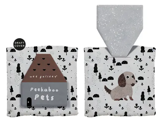 Peekaboo Pets : Le premier livre-crayon de bébé - soulevez le rabat ! - Peekaboo Pets: Baby's First Crinkle Peek-A-Book - Lift the Flap!