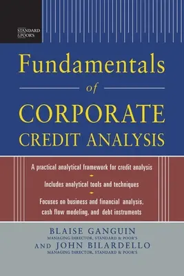 Standard & Poor's Fundamentals of Corporate Credit Analysis (Pb) (en anglais) - Standard & Poor's Fundamentals of Corporate Credit Analysis (Pb)