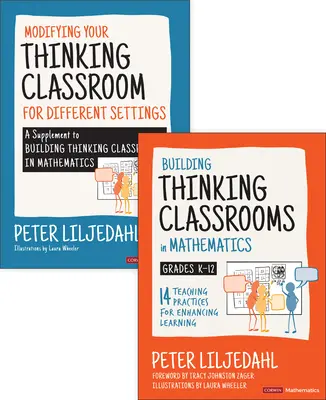 BUNDLE : Liljedahl : Building Thinking Classrooms in Mathematics, Grades K-12 + Liljedahl : Modifier votre classe de réflexion pour différents environnements - BUNDLE: Liljedahl: Building Thinking Classrooms in Mathematics, Grades K-12 + Liljedahl: Modifying Your Thinking Classroom for Different Settings