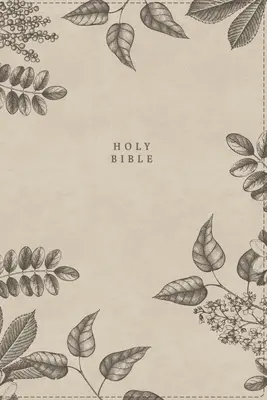 Niv, Bible de référence compacte à colonnes centrales, Leathersoft, pierre, lettres rouges, indexation par le pouce, impression confortable - Niv, Compact Center-Column Reference Bible, Leathersoft, Stone, Red Letter, Thumb Indexed, Comfort Print