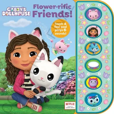 Livre de sons Dreamworks Gabbys Dollhouse Flowerrific Friends - Dreamworks Gabbys Dollhouse Flowerrific Friends Sound Book