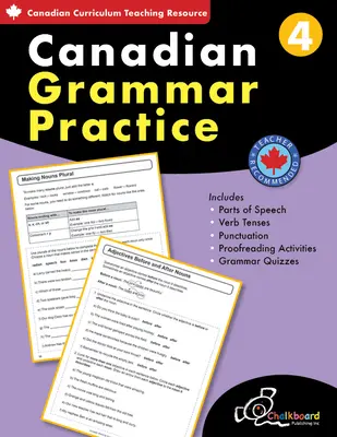 Pratique de la grammaire canadienne 4e année - Canadian Grammar Practice Grade 4