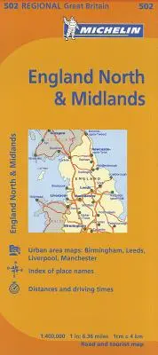 Michelin Map Great Britain : Angleterre Nord et Midlands - Michelin Map Great Britain: England North & Midlands