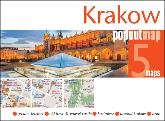 Cracovie Popout Map - Krakow Popout Map