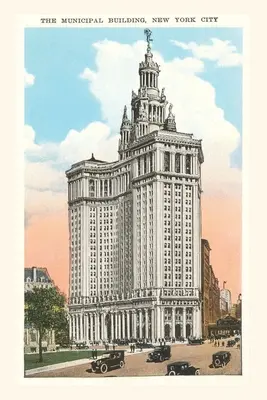 Journal d'époque Bâtiment municipal, New York - Vintage Journal Municipal Building, New York City