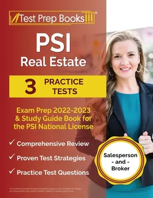 PSI Real Estate Exam Prep 2022 - 2023 : 3 tests pratiques et un guide d'étude pour la licence nationale PSI [Salesperson and Broker] (en anglais) - PSI Real Estate Exam Prep 2022 - 2023: 3 Practice Tests and Study Guide Book for the PSI National License [Salesperson and Broker]