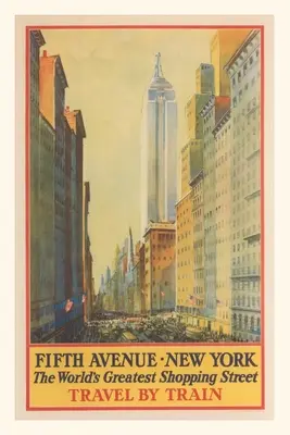 Journal d'époque Affiche de voyage pour New York - Vintage Journal Travel Poster for New York