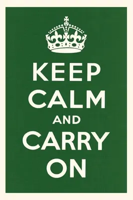 Journal d'époque Garder son calme et continuer - Vintage Journal Keep Calm and Carry On