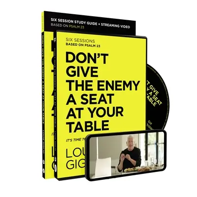 Ne donnez pas à l'ennemi un siège à votre table Guide d'étude biblique avec DVD : Il est temps de gagner la bataille de votre esprit - Don't Give the Enemy a Seat at Your Table Study Guide with DVD: It's Time to Win the Battle of Your Mind