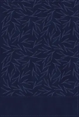 Niv, Bible en gros caractères, Leathersoft, Navy, Red Letter, Comfort Print - Niv, Thinline Bible, Large Print, Leathersoft, Navy, Red Letter, Comfort Print