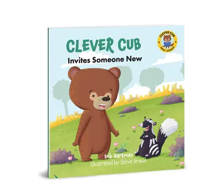 Le petit malin invite un nouveau - Clever Cub Invites Someone New