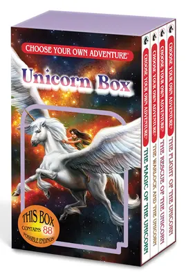 Choose Your Own Adventure 4-Book Boxed Set Unicorn Box (la magie de la licorne, le sorcier et la licorne, le sauvetage de la licorne, le vol de la licorne) - Choose Your Own Adventure 4-Book Boxed Set Unicorn Box (the Magic of the Unicorn, the Warlock and the Unicorn, the Rescue of the Unicorn, the Flight o