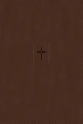 Niv, Thinline Bible, Large Print, Leathersoft, Brown, Red Letter, Comfort Print